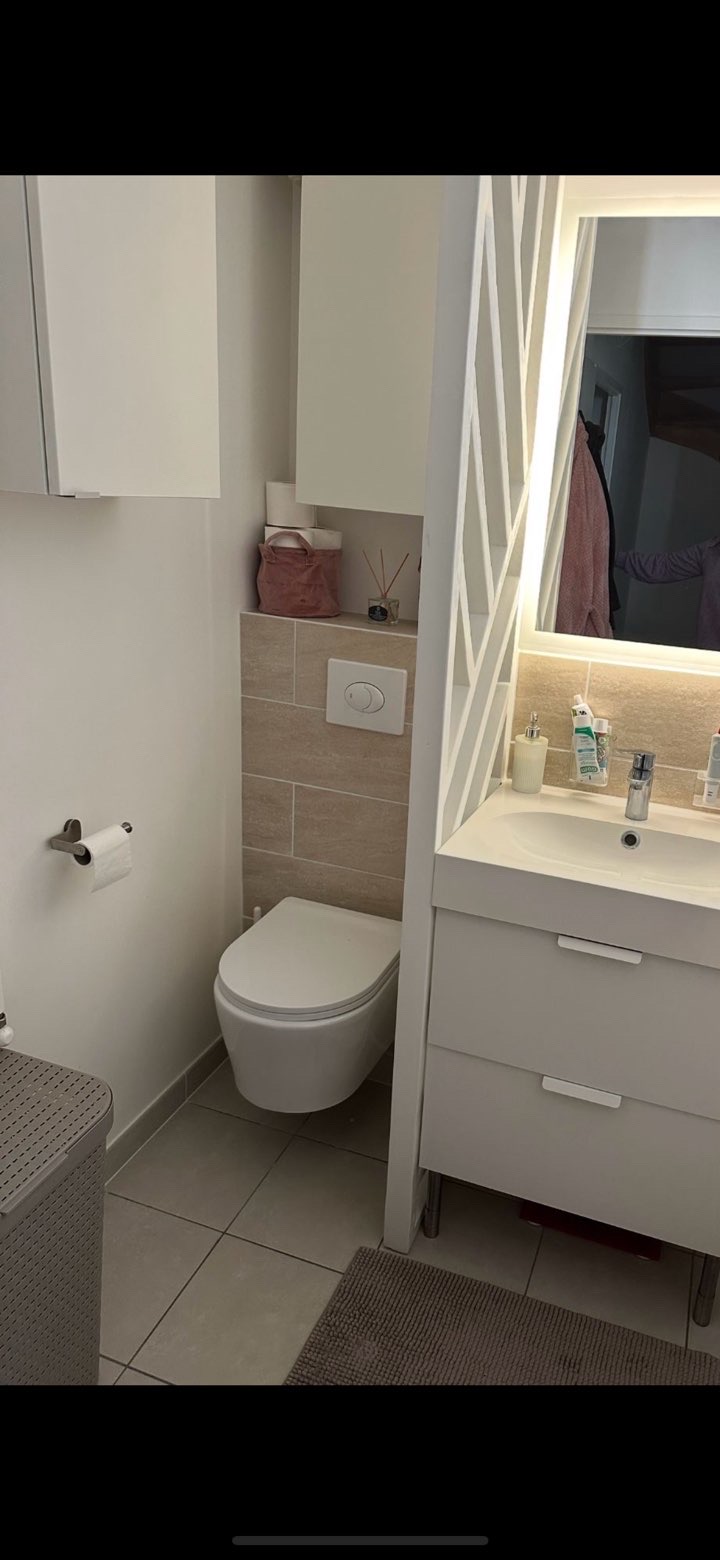Salle de bain rénovée par MS Plomberie Île-de-France